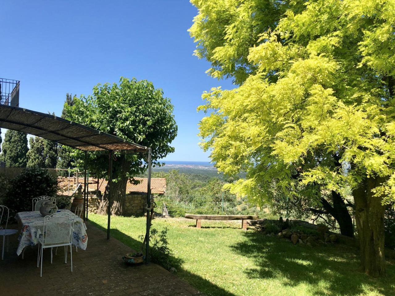 Haus Malerin - Meerblick, Umzaeunter Garten By Toscanatour Guardistallo Zewnętrze zdjęcie